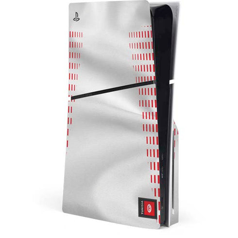 Tunisia Soccer Flag PS5 Slim Disk Console Skin